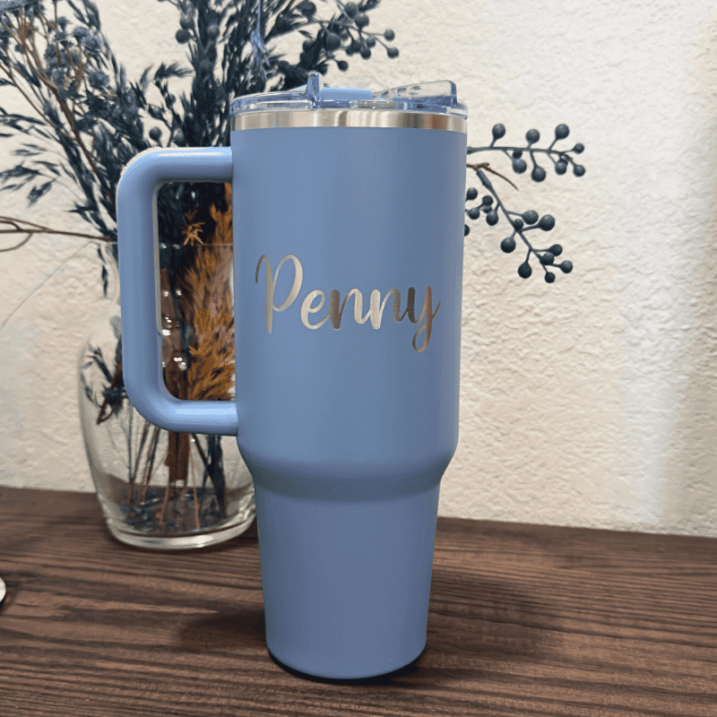 Tumbler with the name penny
